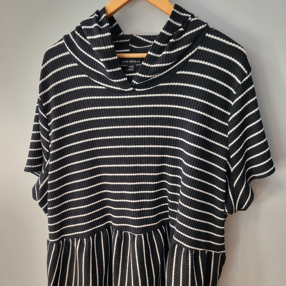 Black and white Lane Bryant Top